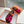 HM 25 Chypre Sandal Orange Red Suede Calfskin Silver H