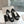 RUNNING SOLE SNEAKERS IN BLACK SUEDE AND CALFSKIN WHITE STAR