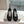 RUNNING SOLE SNEAKERS IN BLACK MESH AND SUEDE WHITE CALFSKIN STAR