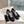 RUNNING SOLE SNEAKERS IN BLACK MESH AND SUEDE WHITE CALFSKIN STAR