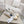 V-STAR SNEAKERS WHITE CALFSKIN WITH BLACK GLITTER STAR