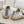 V-STAR SNEAKERS WHITE CALFSKIN WITH BLACK GLITTER STAR