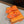 Women Roman Sandal Orange Calfskin