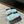 dad sandal mule cream raffia tiffany blue calfskin