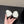 ballet flat flower white calfskin black patent calfskin