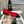 ballet flat red tweed black patent calfskin
