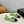 cc 25c slingback flat green tweed black grosgrain 233611