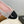 cc 25c ballet flat pink white tweed black grosgrain 233622