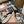 Miu 25S Beige and Black Canvas and leather Mules 227137
