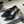 CC 25p Sandal Heel 8cm Black Cloth