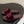 25S Embroidery Double C Mule 15mm Wine Velvet 247579