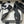 CC 25P Small Hollow Mary Jane Black Sheepskin Grosgrain 247725