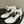 CC 25S Double C Rhinestone Buckle Bow High Heel Pump 85 White Sheepskin 247572
