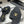 CC 25S Buckle Bag Mule Sandal 50mm Black Fabric and Sheepskin 247600