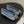 CC 25S 20mm Chain Bow Single Flat Blue Denim Black Grosgrain 247657