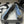 CC 25S 20mm Chain Bow Single Flat Blue Denim Black Grosgrain 247657