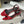 The Row 25S Strap High Heel Sandals 35mm Red Snake Pattern Cowhide 286195