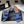 CL Marina Fringed Mule 40mm In Blue Denim 319738
