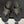 CC 25B Chain Bow Flip-flops Black Sheepskin 393987