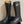 HM Jumping Boots Black Kelly Buckle Cowhide Leather