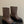 CC 25FW Double C Buckle Short Boot 25mm Brown Black Sheepskin 423143