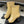 CC 25B Chain Short Boot 70mm Black Beige Denim Cowhide 423147
