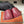 LP Anton Walk Loafers Muted Red Sheepskin 474796