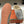 LP 25 Closed-Toe Half-Slippers Gray Beige Suede Fur 534683