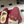 GG horsebit flat mules red cowhide 534711