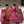 GG 26ss Crystal Rhinestone Mary Jane Red Mesh Fabric 593509