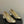 CC 26 Beaded Sequin Pump With Double C Pearl Heel Gold Mesh Leather 593159