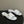 CC 26s Flat Sandals White Canvas Sheepskin Double C 649510
