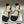 CD J'Adior Wedge Slide Straps Black Beige Leather 834938