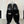HM Blossom Mule 65mm Black Suede 902906