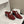 HM Blossom Mule 65mm Burgundy Sheepskin 902907
