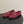 GG 26s Horsebit Loafers Flat Burgundy Suede 952561