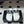 CC 26s Mules Black White Quilted Leather Shearing 952555
