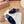 Loro Piana Charms Walk Flat Mules Dark blue Suede 623553