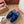 Loro Piana Charms Walk Flat Mules Dark blue Suede 623553
