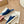 Loro Piana Charms Walk Flat Mules Dark blue Suede 623553