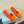PRA SQUARE TOE SLINGBACK PUMPS BRIGHT ORANGE SATIN