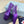 PRA SQUARE TOE SLINGBACK PUMPS VIOLET SATIN