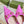 GC Horsebit Slingback Pump 10mm Pink Canvas Sheepskin 294543