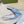 GC Horsebit Slingback Pump 10mm Blue Canvas Sheepskin 294542