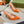 GC Horsebit Slingback Pump 100mm Orange Canvas Sheepskin 294548