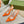 GC Horsebit Slingback Pump 100mm Orange Canvas Sheepskin 294548