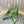 GC 2025 Crystal Embellished High Heels Slingbacks Green Silk Sheepskin 294525