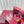 GC 25 Horsebit Sandals 50mm Red Suede Sheepskin 294653