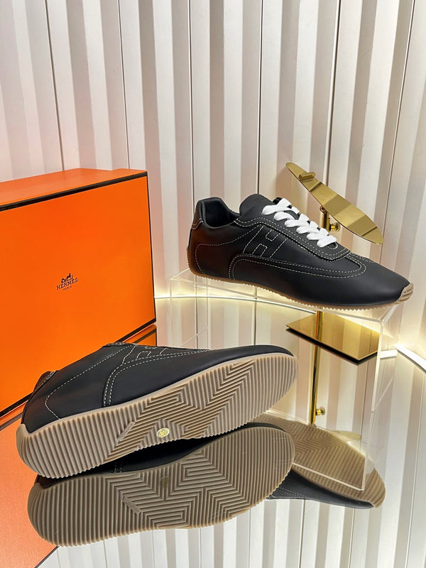 HM May Derby Shoes Black Calfskin 616146
