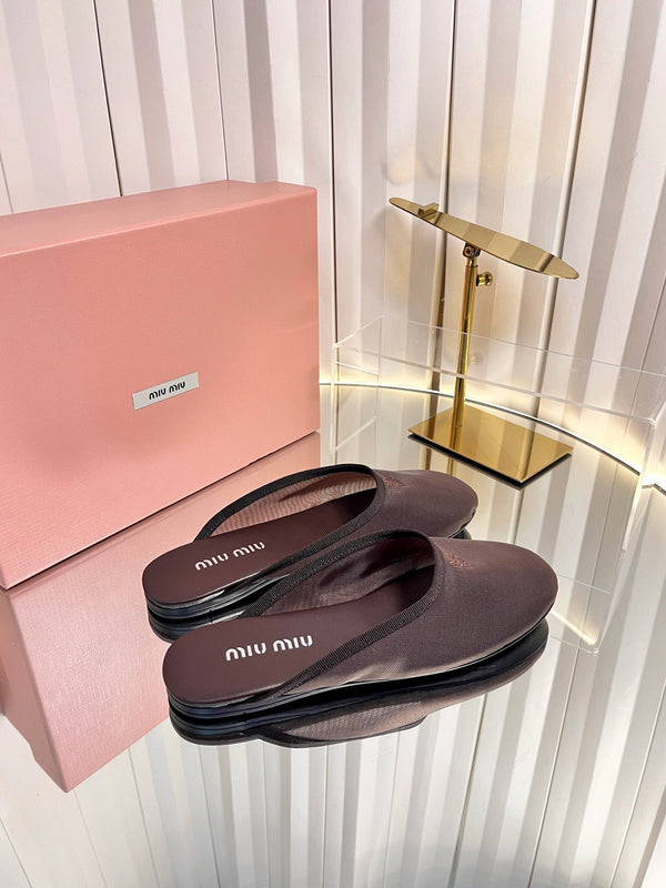 Miu Miu 2026 Flat Mule Mesh 979165